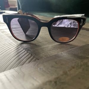 Brand new RAE DUNN sunglasses Wayfarer style Brown